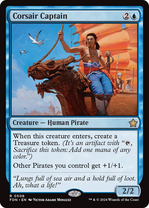 Corsair Captain (FDN-506) [Foundations] MTG Single Wizards of the Coast
