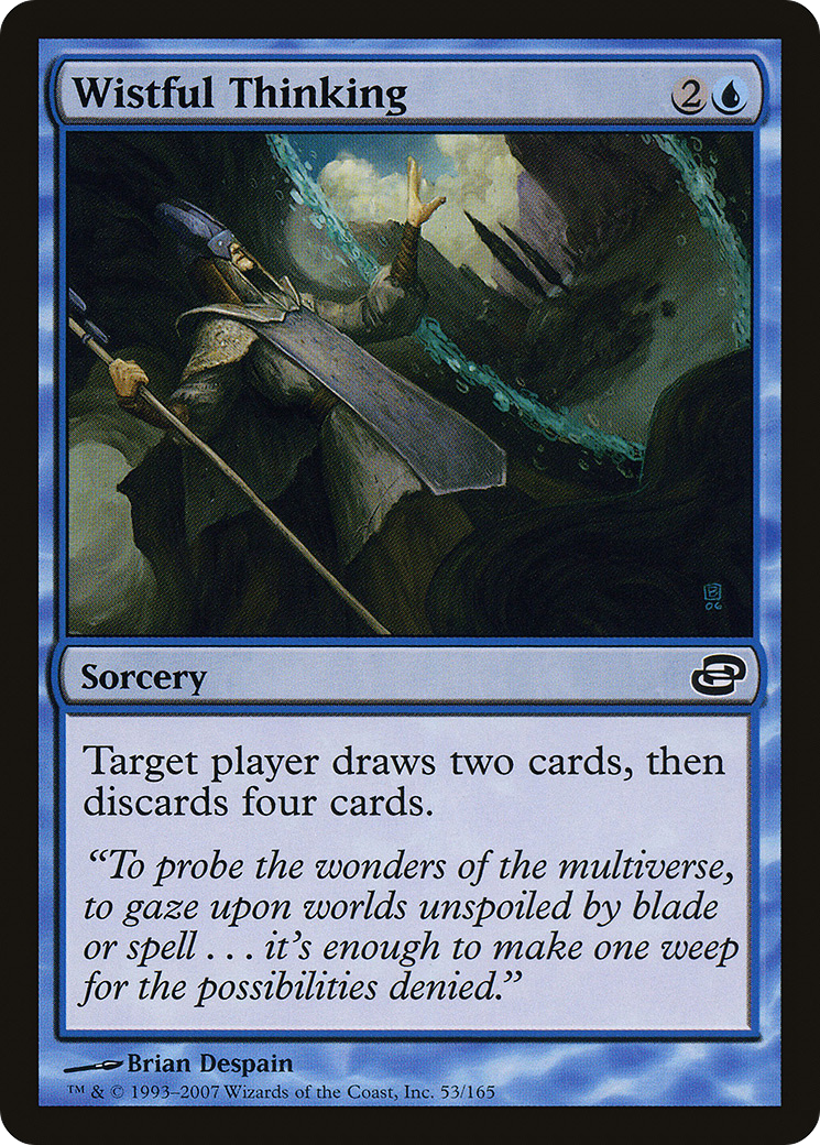 Wistful Thinking (PLC-053) [Planar Chaos] Foil MTG Single Planar Chaos