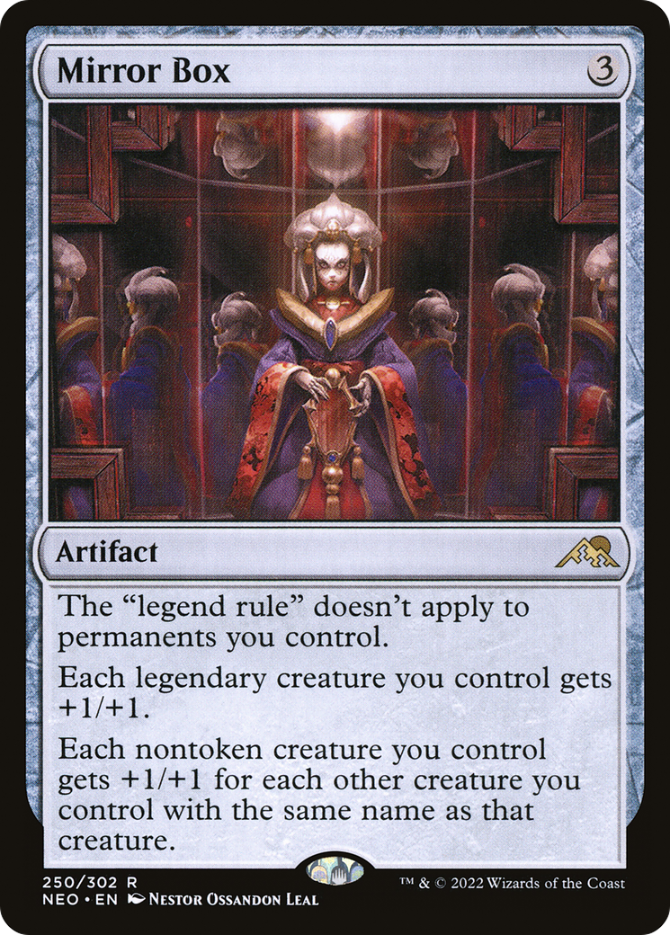 Mirror Box (NEO-250) [Kamigawa: Neon Dynasty] Foil MTG Single Wizards of the Coast