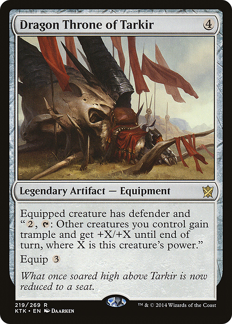 Dragon Throne of Tarkir (KTK-219) [Khans of Tarkir] MTG Single Wizards of the Coast