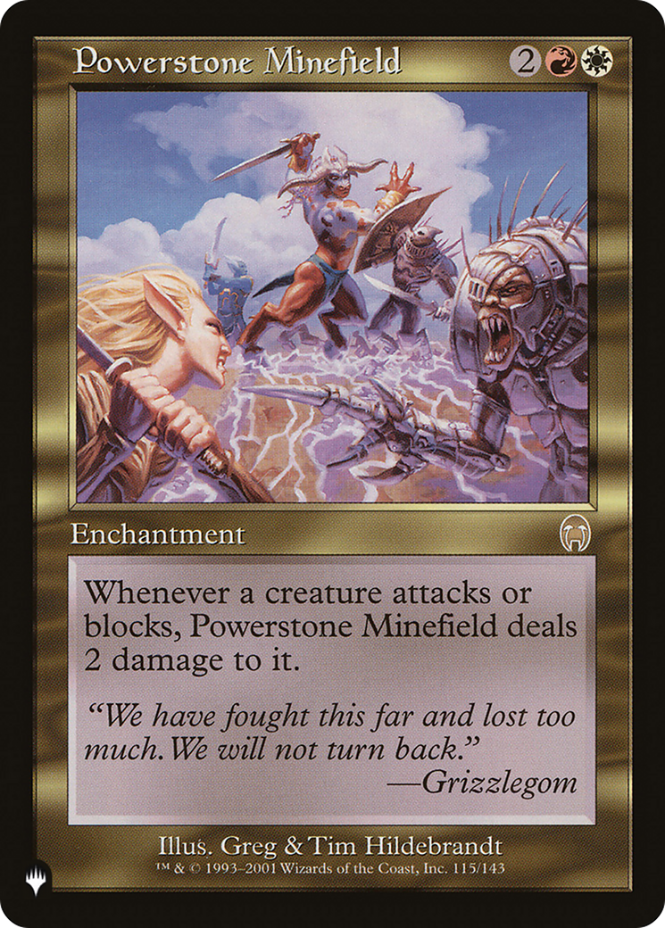 Powerstone Minefield (LIST-APC-115) [Mystery Booster] The List MTG Single Wizards of the Coast