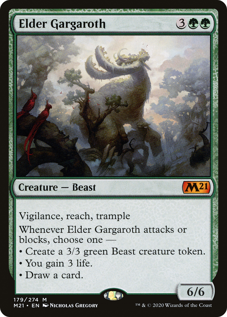 Elder Gargaroth (M21-179) [Core Set 2021] Foil MTG Single Wizards of the Coast
