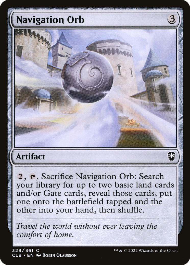 Navigation Orb (CLB-329) [Commander Legends: Battle for Baldur's Gate] MTG Single Wizards of the Coast