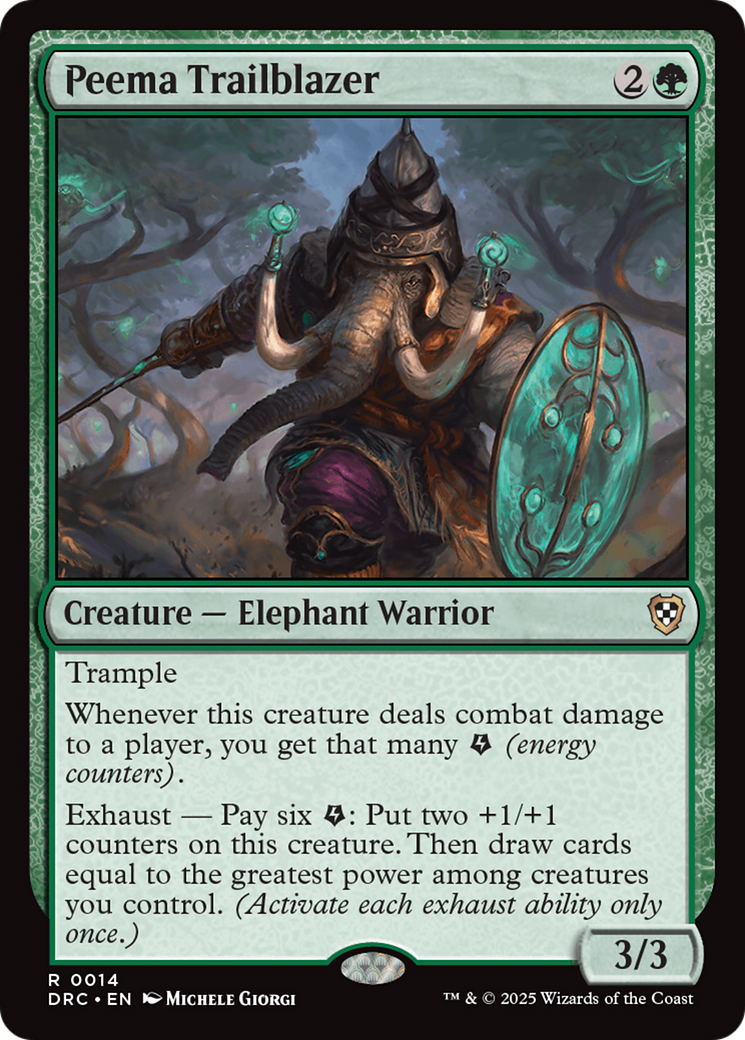 Peema Trailblazer (DRC-014) [Commander: Aetherdrift] MTG Single Wizards of the Coast