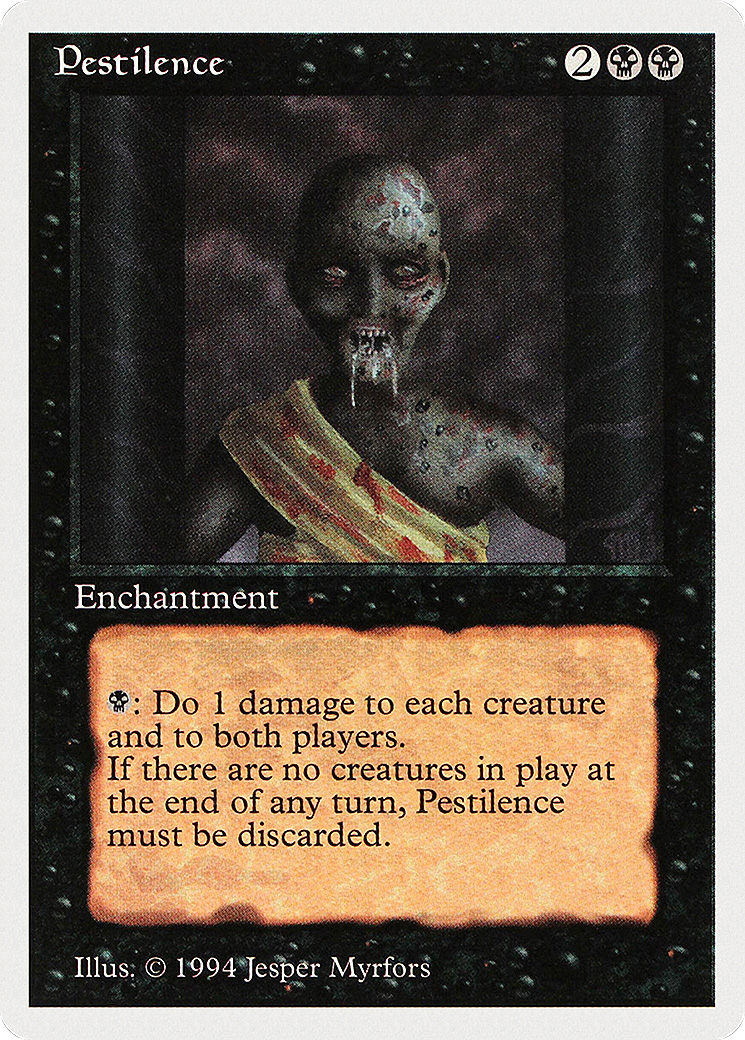 Pestilence (SUM-122) [Misc] Summer Magic / Edgar MTG Single Wizards of the Coast