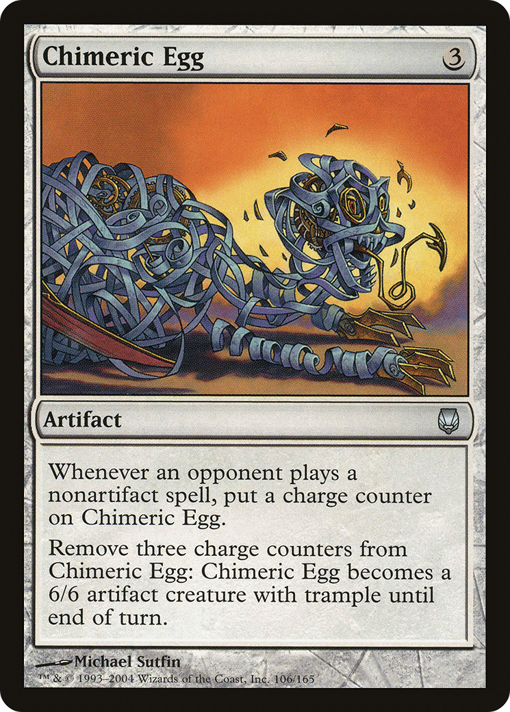 Chimeric Egg (DST-106) [Darksteel] MTG Single Wizards of the Coast
