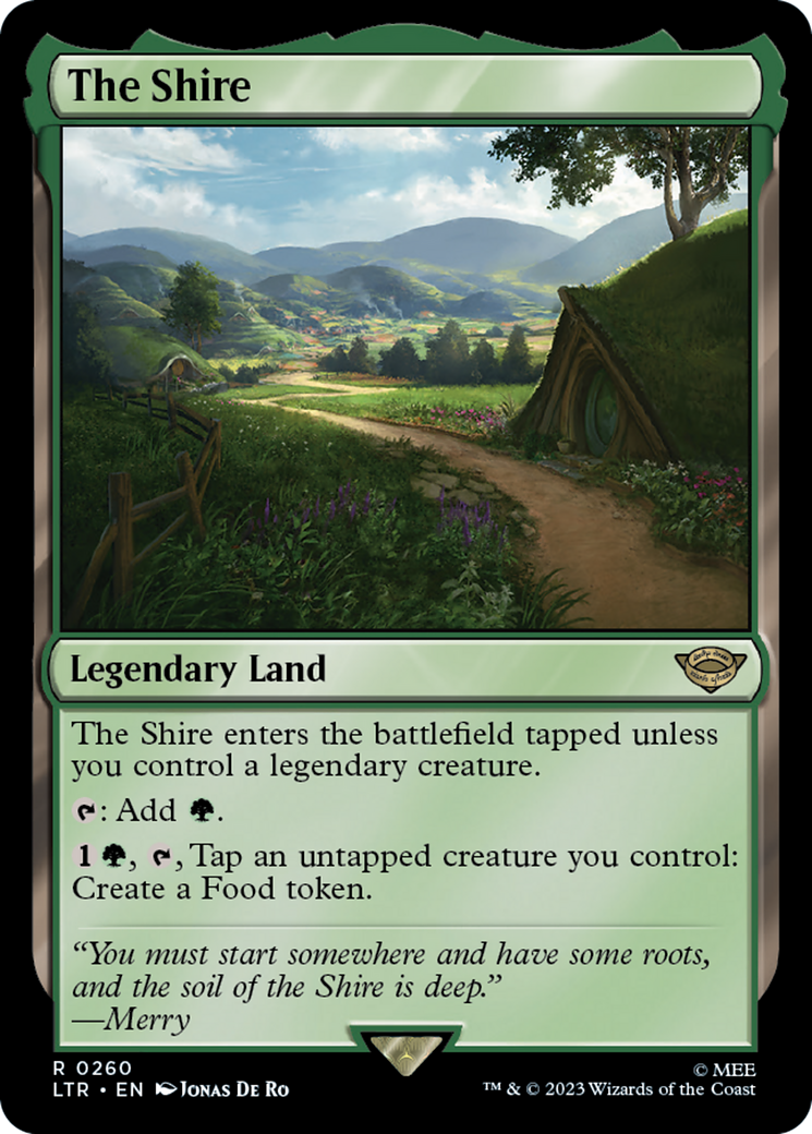 The Shire (LTR-260) [The Lord of the Rings: Tales of Middle-earth] MTG Single Wizards of the Coast