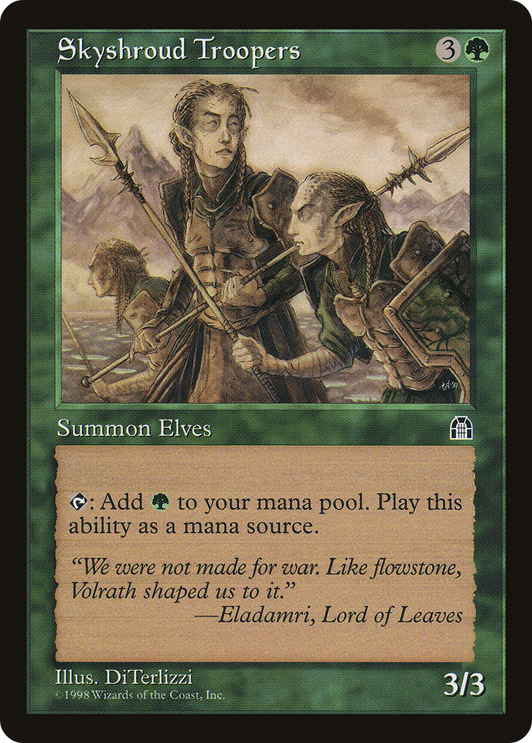 Skyshroud Troopers (STH-115) [Stronghold] MTG Single Wizards of the Coast