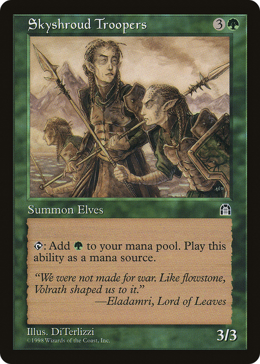 Skyshroud Troopers (STH-115) [Stronghold] MTG Single Wizards of the Coast