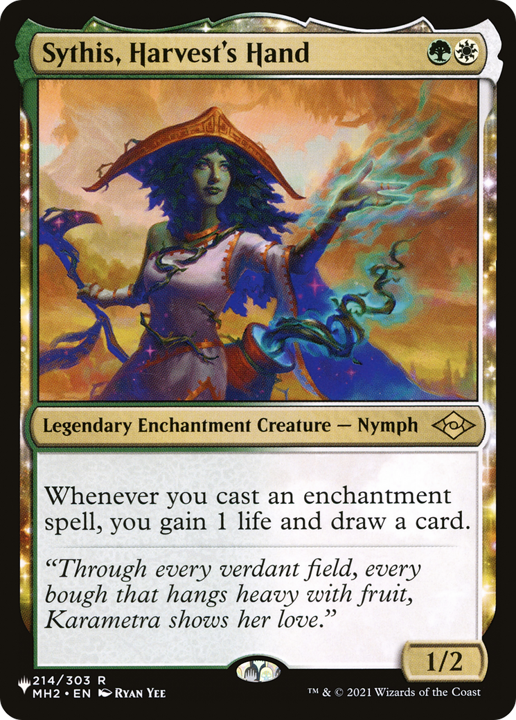 Sythis, Harvest's Hand (LIST-214/303) [Mystery Booster] The List MTG Single Wizards of the Coast