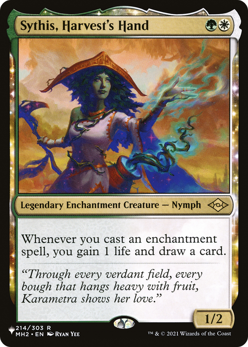 Sythis, Harvest's Hand (LIST-214/303) [Mystery Booster] The List MTG Single Wizards of the Coast