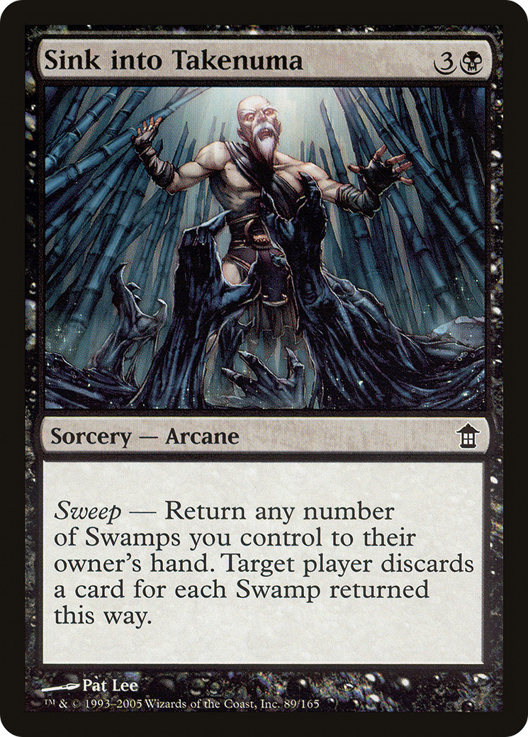 Sink into Takenuma (SOK-089) [Saviors of Kamigawa] MTG Single Wizards of the Coast
