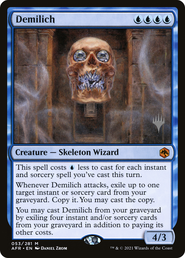 Demilich (PPAFR-053) [Adventures in the Forgotten Realms Promos] Foil MTG Single Wizards of the Coast