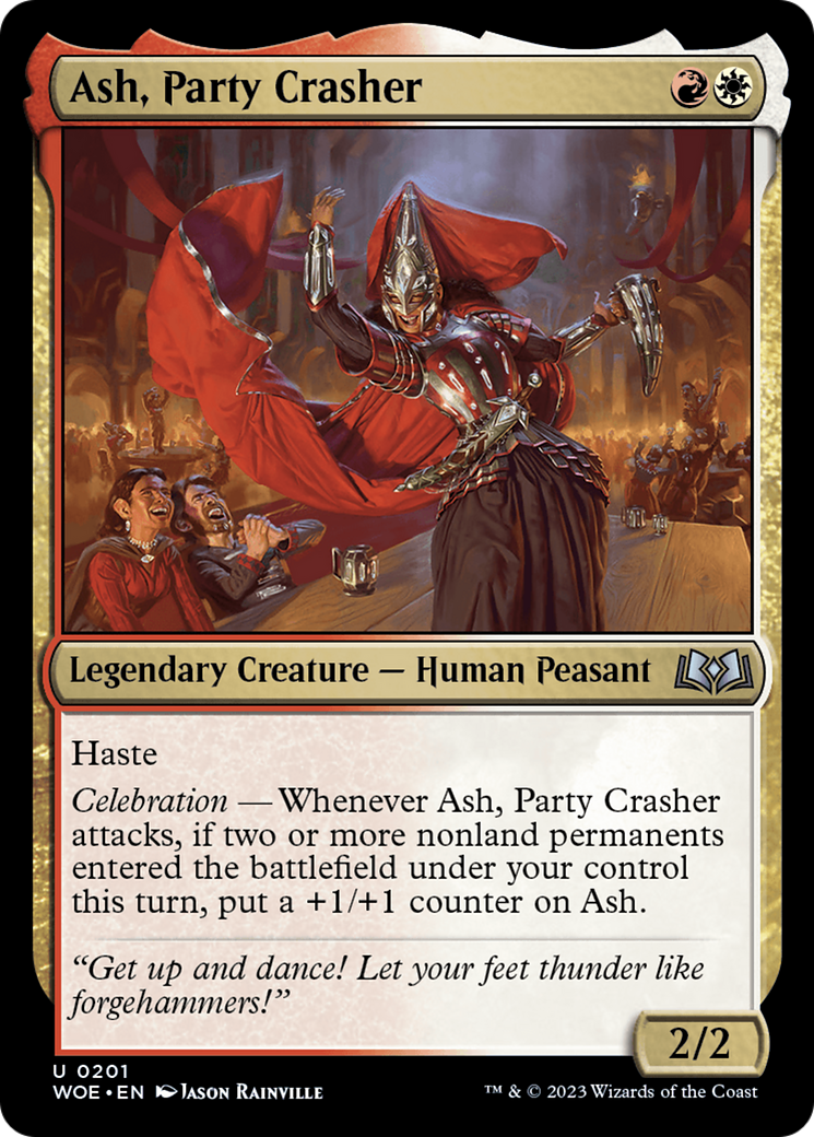 Ash, Party Crasher (WOE-201) [Wilds of Eldraine] MTG Single Wizards of the Coast