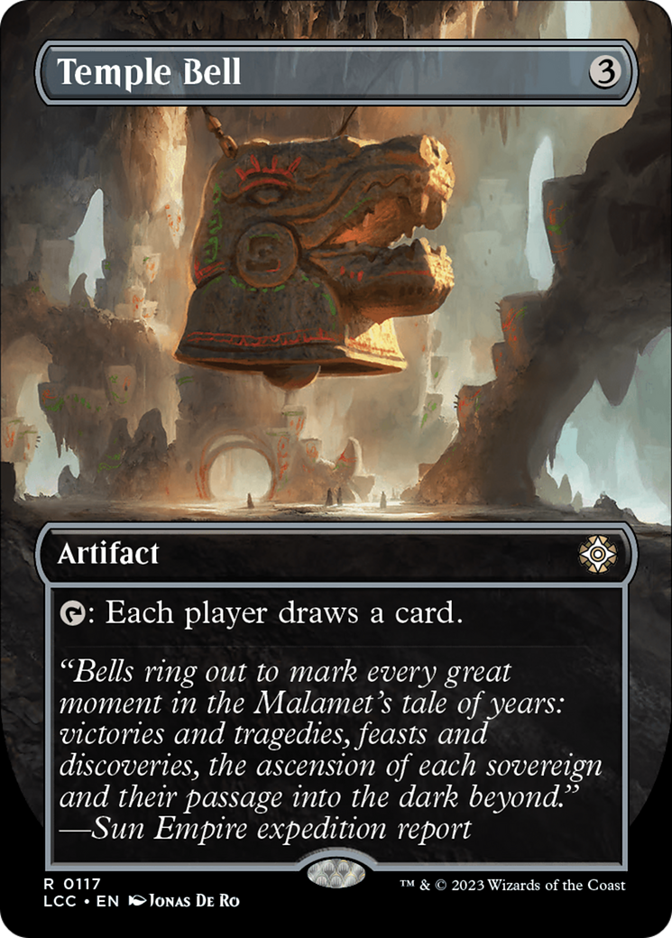 Temple Bell (LCC-117) [The Lost Caverns of Ixalan Commander] (Borderless) MTG Single Wizards of the Coast