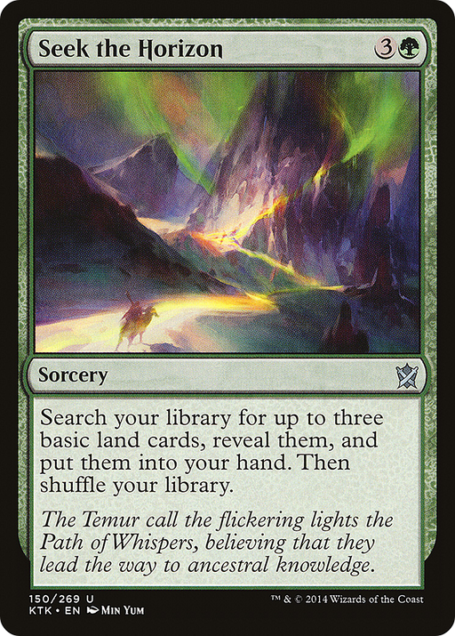 Seek the Horizon (KTK-150) [Khans of Tarkir] Foil MTG Single Wizards of the Coast