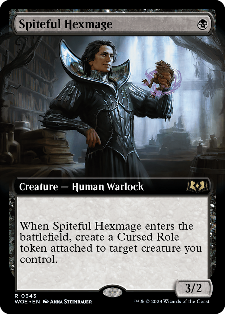 Spiteful Hexmage (WOE-343) [Wilds of Eldraine] (Extended Art) MTG Single Wizards of the Coast