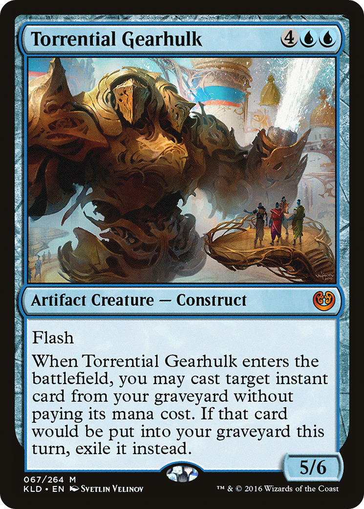 Torrential Gearhulk (KLD-067) [Kaladesh] Foil MTG Single Wizards of the Coast
