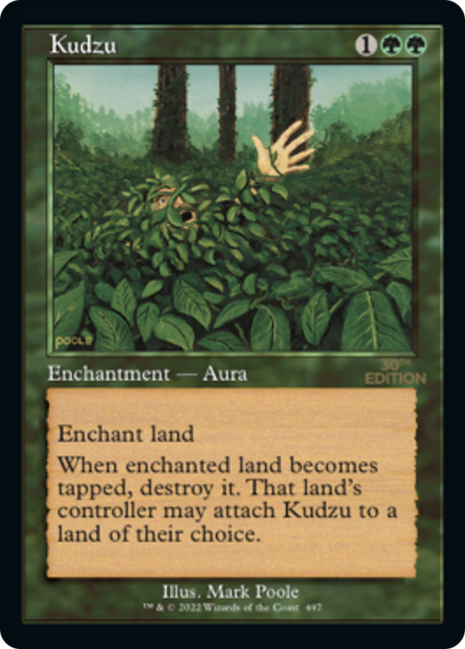 Kudzu (30A-497) [30th Anniversary Edition] MTG Single Wizards of the Coast