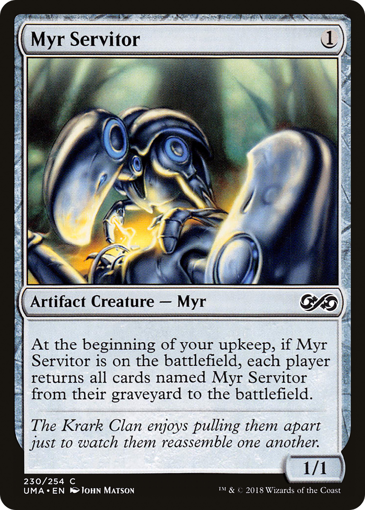 Myr Servitor (UMA-230) [Ultimate Masters] Foil MTG Single Wizards of the Coast