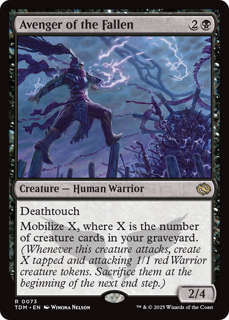 Avenger of the Fallen (TDM-073) [Tarkir: Dragonstorm] MTG Single Wizards of the Coast