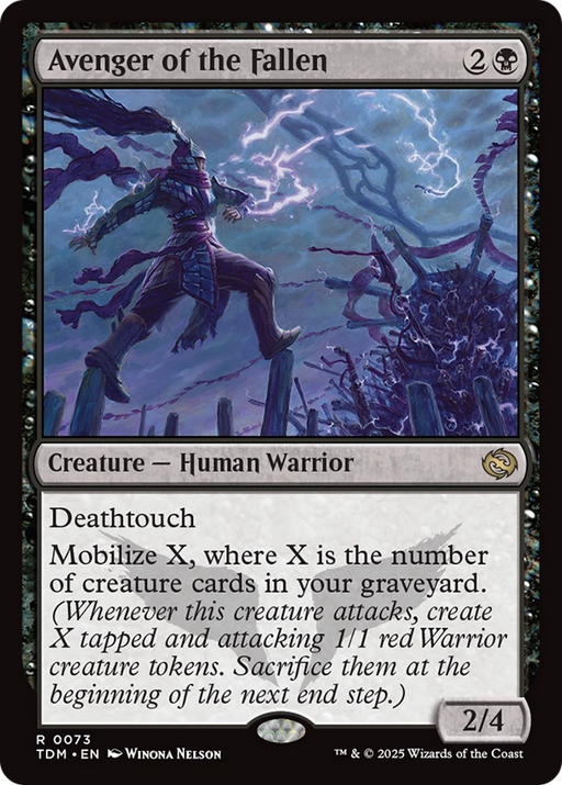Avenger of the Fallen (TDM-073) [Tarkir: Dragonstorm] Foil MTG Single Wizards of the Coast