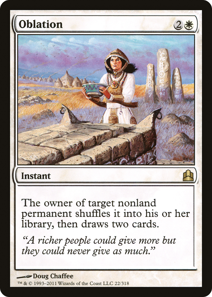 Oblation (CMD-022) [Commander 2011] MTG Single Wizards of the Coast