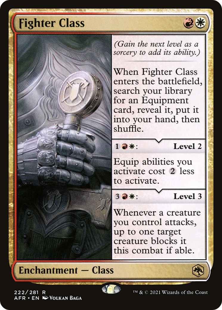 Fighter Class (AFR-222) [Adventures in the Forgotten Realms] MTG Single Wizards of the Coast