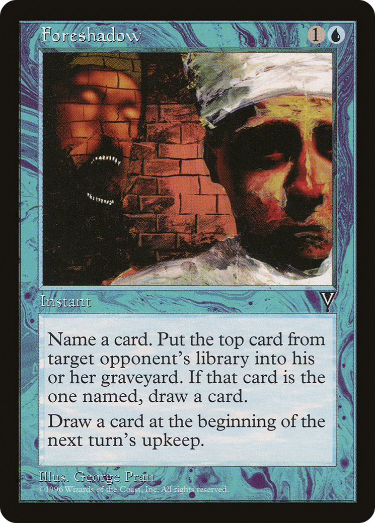 Foreshadow (VIS-) [Visions] MTG Single Wizards of the Coast