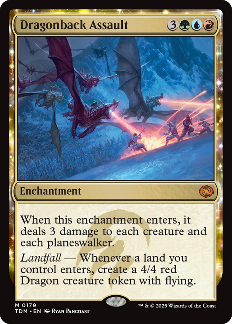 Dragonback Assault (TDM-179) [Tarkir: Dragonstorm] MTG Single Wizards of the Coast