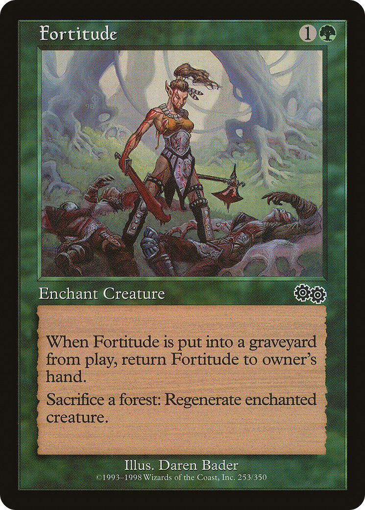 Fortitude (USG-253) [Urza's Saga] MTG Single Wizards of the Coast