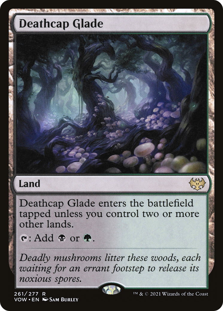 Deathcap Glade (VOW-261) [Innistrad: Crimson Vow] Foil MTG Single Wizards of the Coast