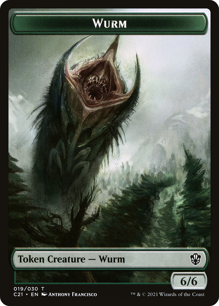 Wurm (TC21-019) [Tokens] Commander 2021 Tokens MTG Single Wizards of the Coast