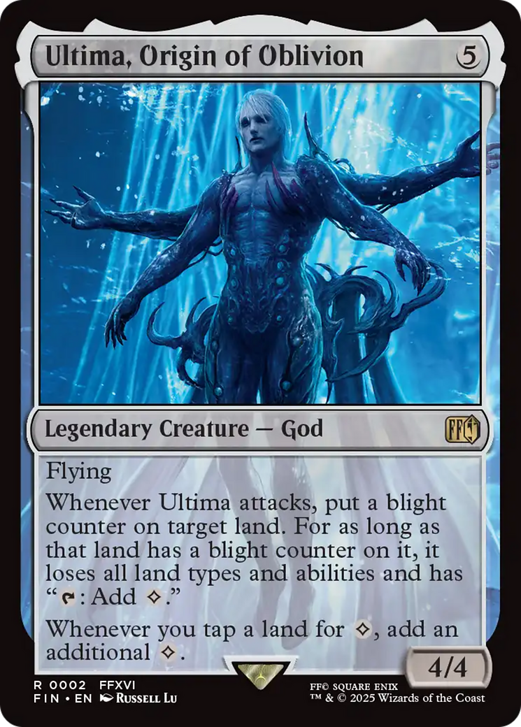 Ultima, Origin of Oblivion (FIN-002) [FINAL FANTASY] Foil MTG Single Wizards of the Coast