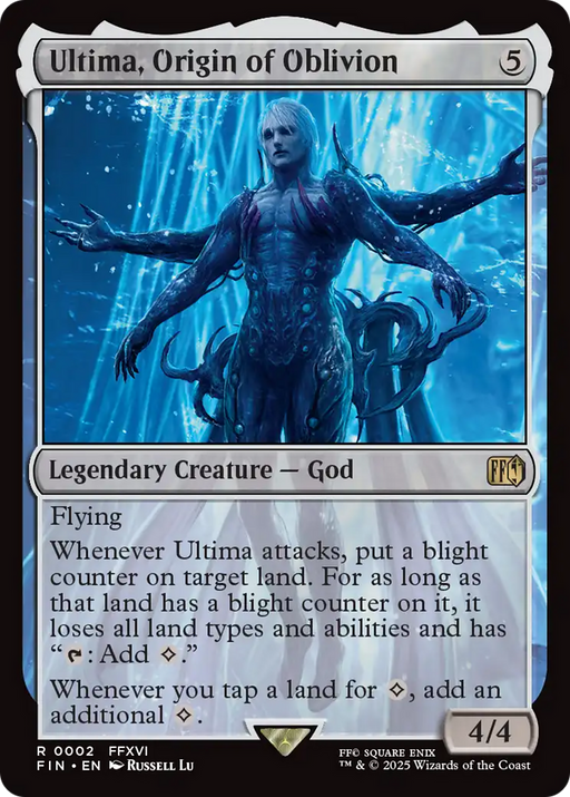 Ultima, Origin of Oblivion (FIN-002) [FINAL FANTASY] Foil MTG Single Wizards of the Coast
