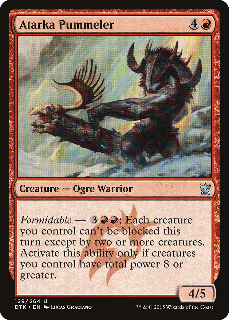 Atarka Pummeler (DTK-129) [Dragons of Tarkir] MTG Single Wizards of the Coast