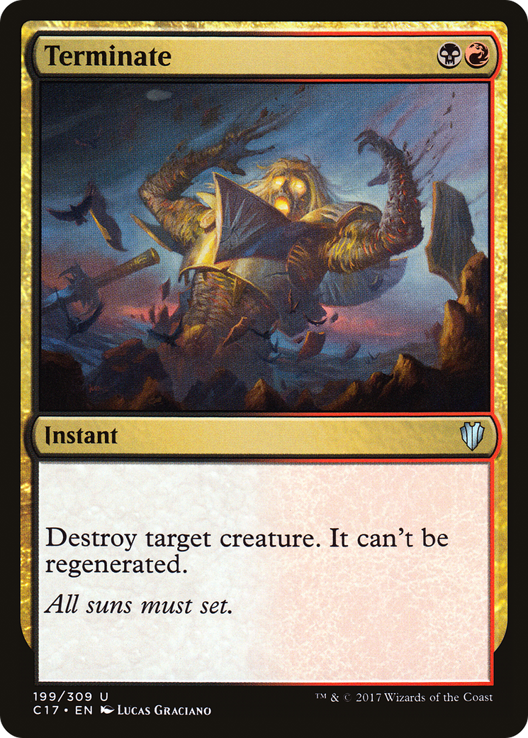Terminate (C17-199) [Commander 2017] MTG Single Wizards of the Coast
