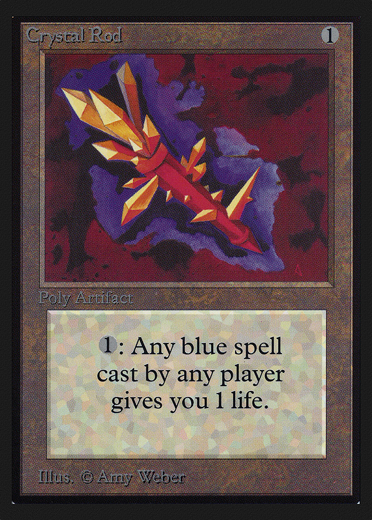 Crystal Rod (IED-240) [Intl. Collectors' Edition] MTG Single Wizards of the Coast