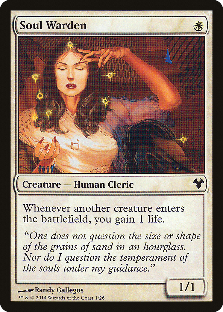 Soul Warden (MD1-001) [Misc] Modern Event Deck 2014 MTG Single Wizards of the Coast