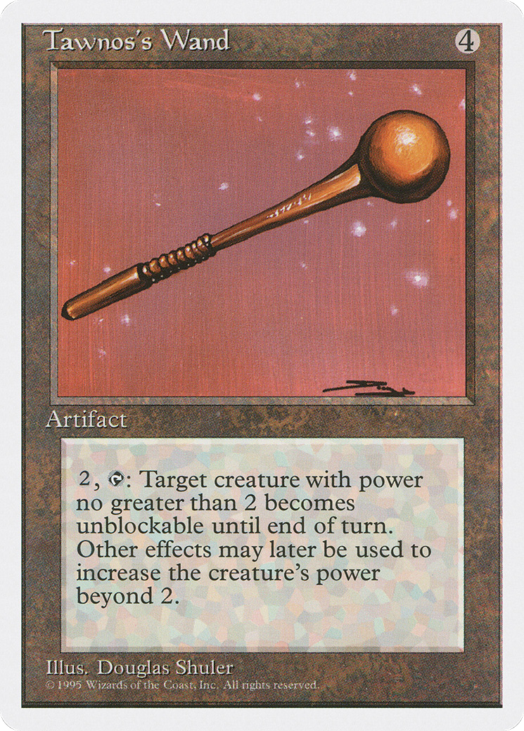 Tawnos's Wand (4ED-348) [Fourth Edition] MTG Single Wizards of the Coast
