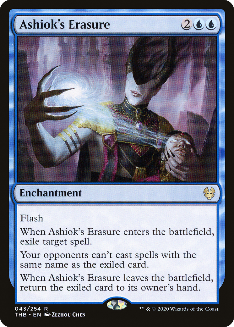 Ashiok's Erasure (THB-043) [Theros Beyond Death] Foil MTG Single Wizards of the Coast