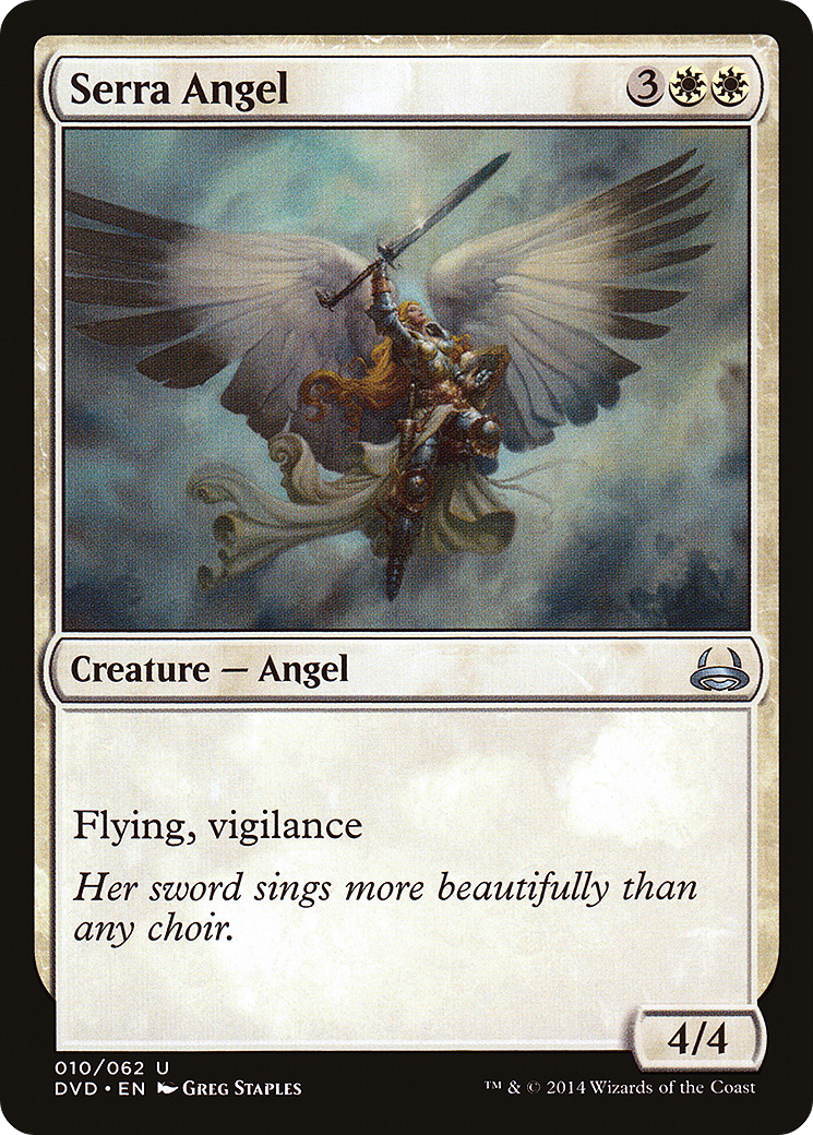 Serra Angel (DD3-010) [Misc] Duel Decks Anthology: Divine vs. Demonic MTG Single Wizards of the Coast