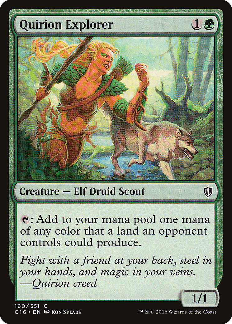 Quirion Explorer (C16-160) [Commander 2016] MTG Single Wizards of the Coast