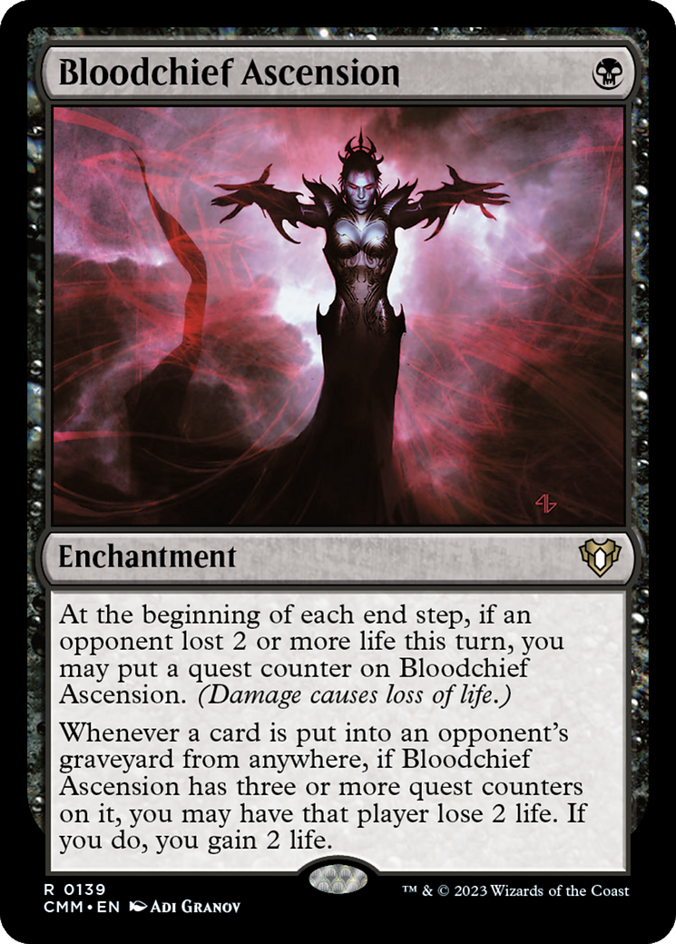 Bloodchief Ascension (CMM-139) [Commander Masters] MTG Single Wizards of the Coast
