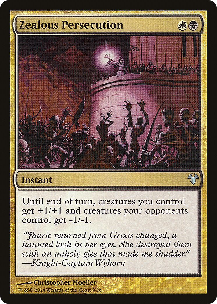 Zealous Persecution (MD1-009) [Misc] Modern Event Deck 2014 MTG Single Wizards of the Coast