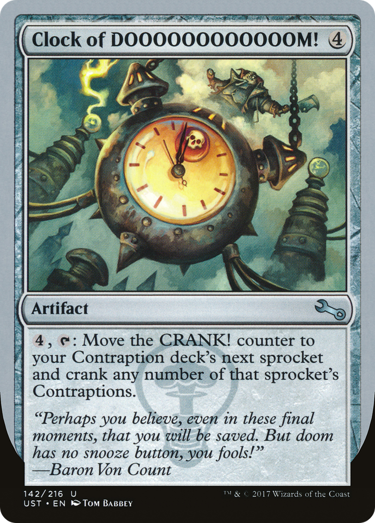Clock of DOOOOOOOOOOOOM! (UST-142) [Unstable] Foil MTG Single Wizards of the Coast