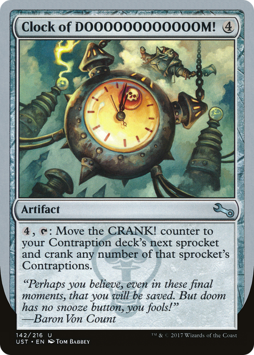 Clock of DOOOOOOOOOOOOM! (UST-142) [Unstable] Foil MTG Single Wizards of the Coast