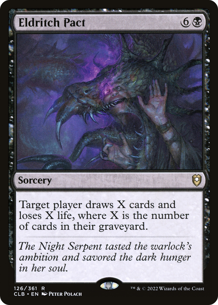 Eldritch Pact (CLB-126) [Commander Legends: Battle for Baldur's Gate] MTG Single Wizards of the Coast