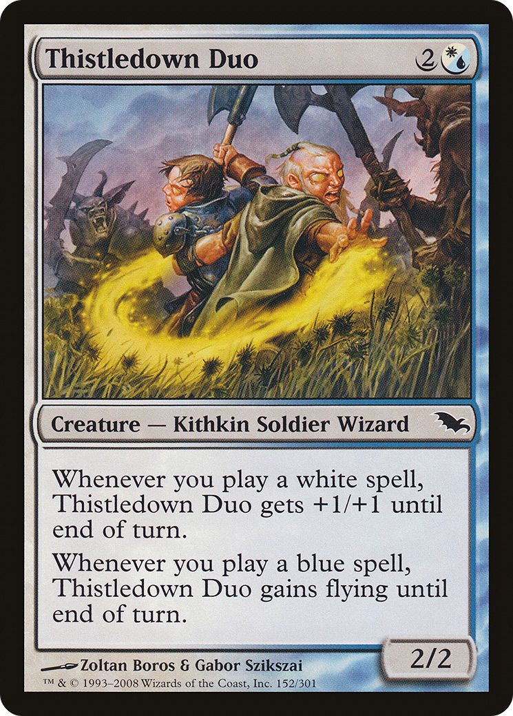 Thistledown Duo (SHM-152) [Shadowmoor] Foil MTG Single Wizards of the Coast