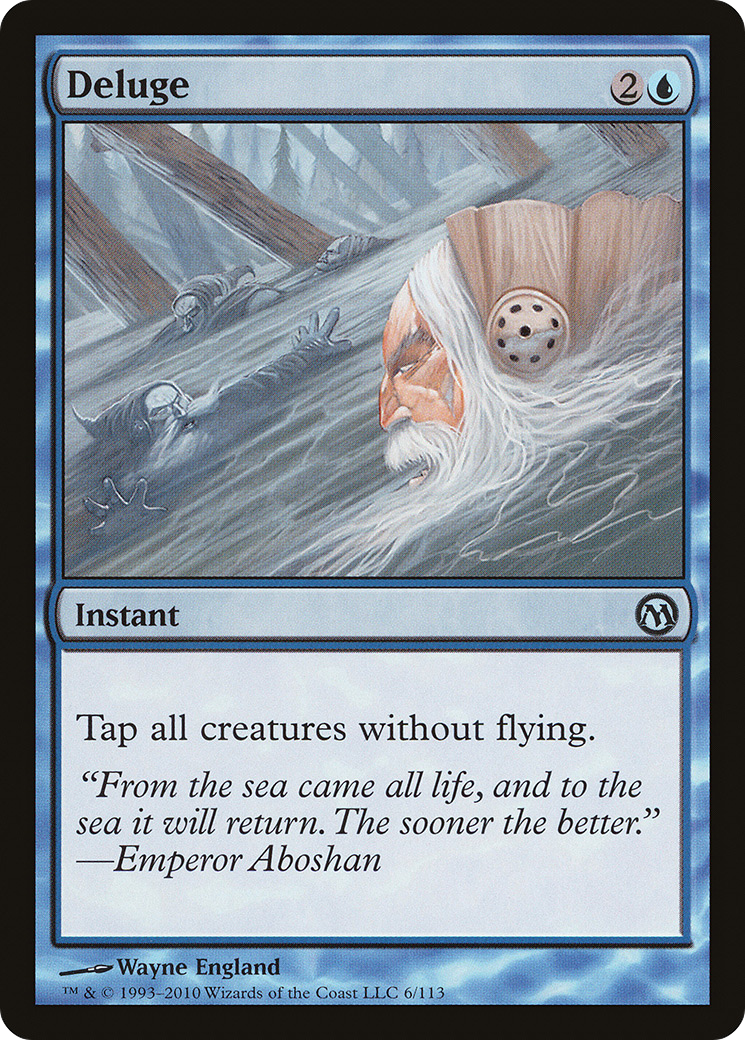 Deluge (DPA-006) [Misc] Duels of the Planeswalkers MTG Single Wizards of the Coast